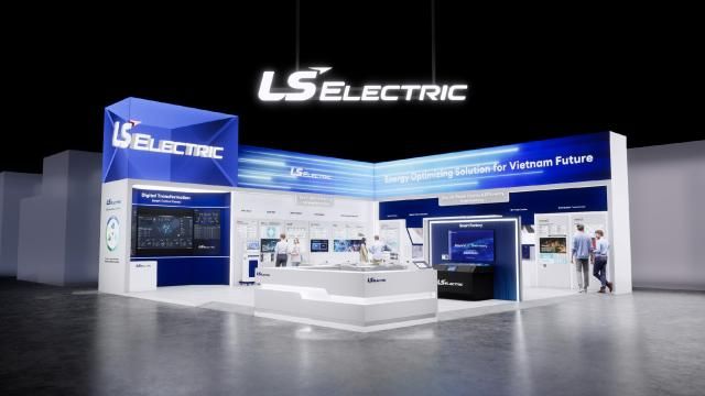 LS일렉트릭 베트남 일렉스2025 부스 조감도 사진LS일렉트릭
