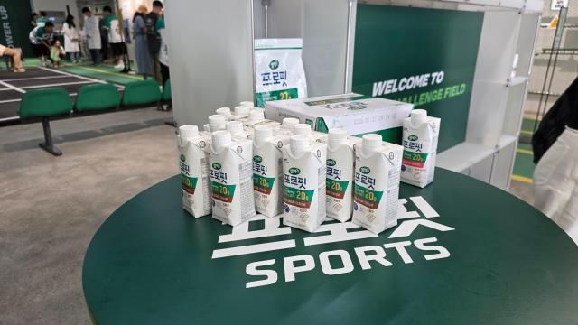 셀렉스 프로핏 팝업 짐에 전시돼 있는 셀렉스 프로핏 제품 사진김현아 기자