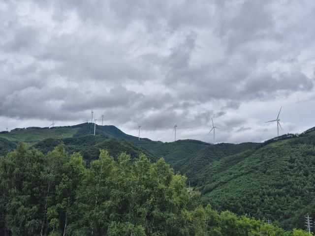 가덕산 풍력발전단지 사진최예지 기자