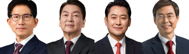 김문수 안철수 장동혁 조경태 국민의힘 당대표 후보사진국민의힘