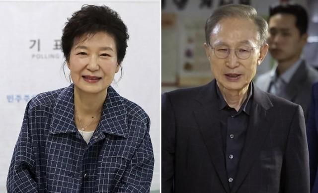 박근혜 이명박 전 대통령 사진연합뉴스