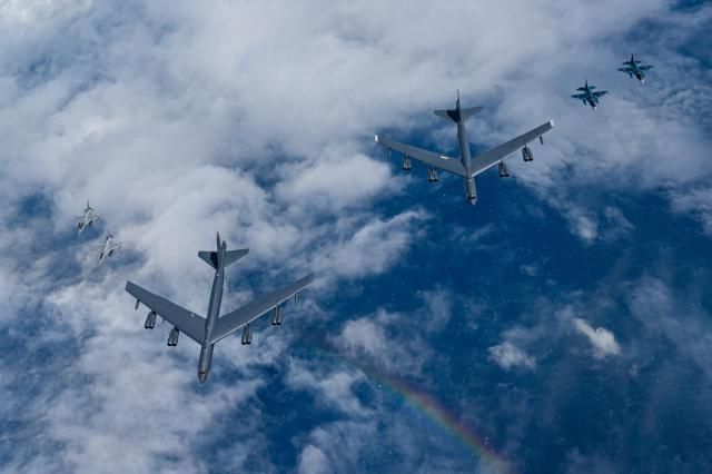 국방부는 7월 11일 제주도 남방 공해상에서 한미일 공중 훈련을 실시했다고 이날 밝혔다 사진국방부