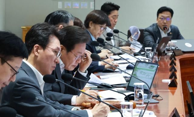 지난달 29일 서울 용산 대통령실 청사에서 열린 국무회의 사진연합뉴스