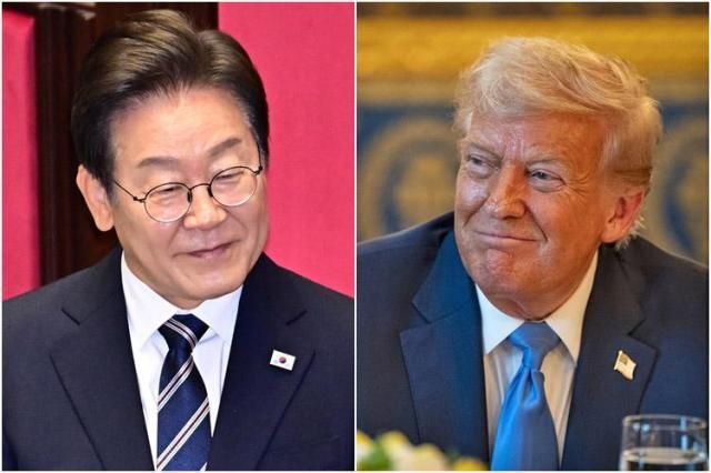 이재명 대통령왼쪽과 트럼프 미국 대통령 사진EPA·연합뉴스