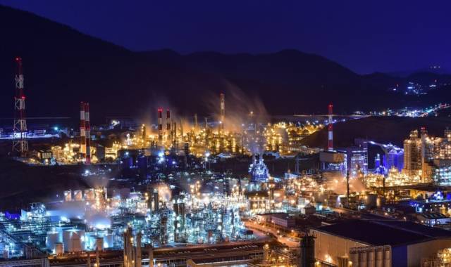 여수산단 야경 사진여수시 