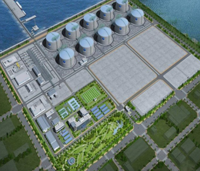 당진 LNG 생산기지 조감도 사진두산에너빌리티 