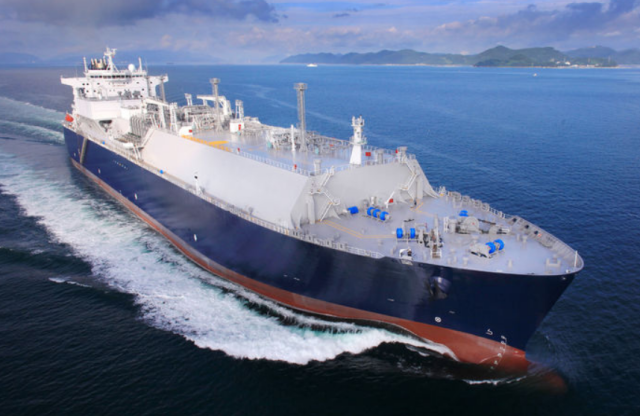 삼성중공업이 건조한 LNG운반선 사진삼성중공업