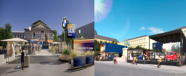 BMW그룹 IAA 모빌리티 2025 부스 폭스바겐 IAA 모빌리티 2025 오픈 스페이스