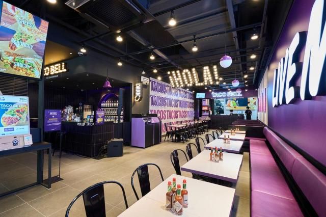 ‘타코벨 더강남’ 매장 내부 전경사진KFC코리아