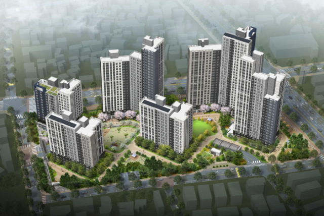 두산위브 더센트럴 수원 조감도 사진두산건설