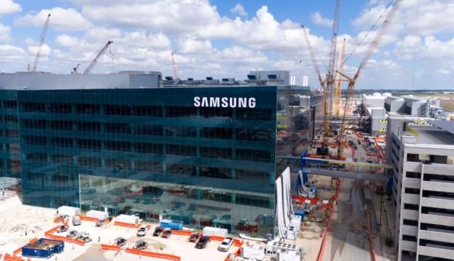 삼성전자가 건설 중인 미국 테일러 팹 사진삼성전자 