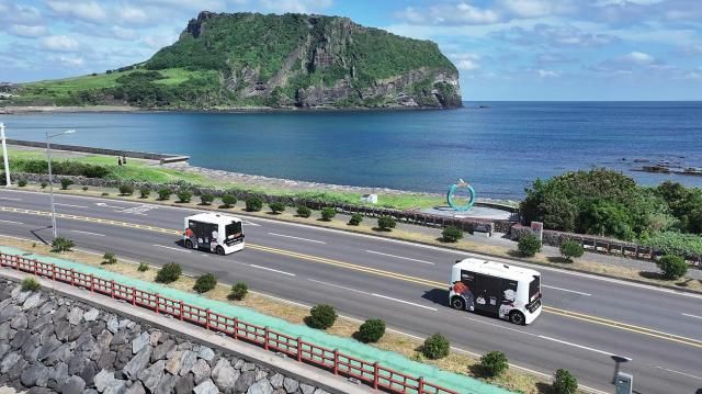 롯데이노베이트가 국내 최초 제주도 관광형 자율주행 서비스를 선보인다 사진롯데이노베이트 