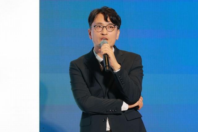 공진호 과학기술정보통신부 인공지능기반정책과장이 새 정부 AI정책 방향이라는 주제로 발표를 하고 있다 사진유대길 기자