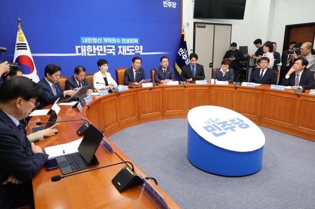 더불어민주당 최고위원 회의사진연합뉴스