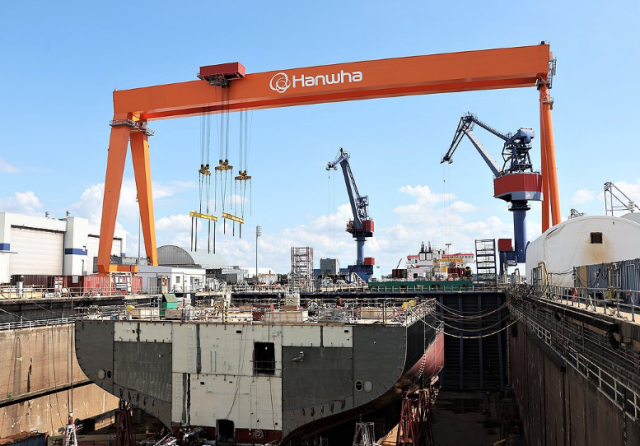 미국 펜실베이니아주 필라델피아의 한화필리조선소 사진연합뉴스 