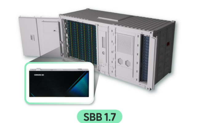 삼성SDI가 RE+ 2025에서 공개한 미국산 신규 SBBSamsung Battery Box 제품 SBB 17 사진삼성 sdi