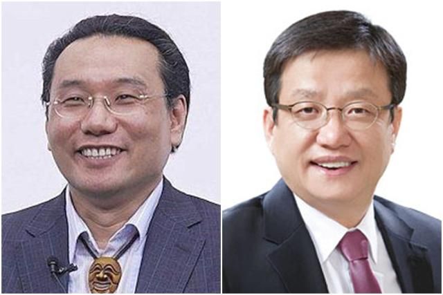 최병호 고려대 인공지능연구소 교수왼쪽와 이성엽 고려대 기술경영전문대학원 교수 사진아주경제DB