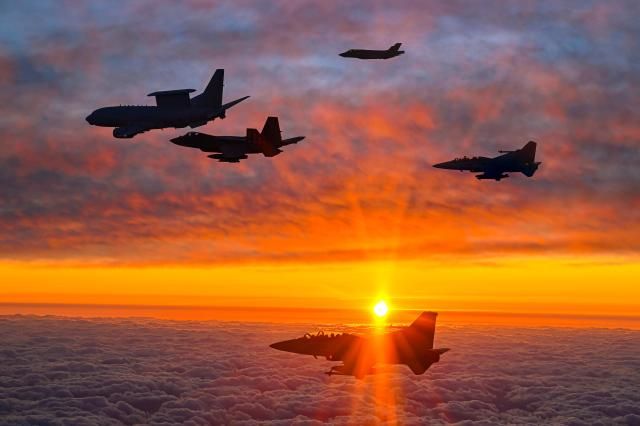 안규백 국방부 장관 신년 지휘비행 사진국방부