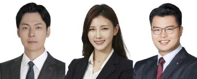 왼쪽부터신유열 롯데바이오로직스 대표·최윤정 SK바이오팜 전략본부장·서진석 셀트리온 대표 사진각 사