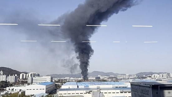 경남 창원의 한 공장에서 불이 났다 사진연합뉴스