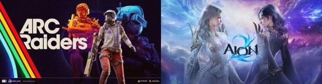 왼쪽부터 넥슨 아크레이더스 엔씨 아이온2 출처각사