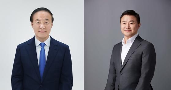 왼쪽부터 전영현 삼성전자 DS부문장부회장과 노태문 DX부문장사장 사진삼성전자