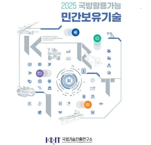 2025 국방활용가능 민간보유기술조사서 표지 사진국방기술진흥연구소