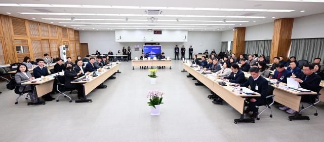 탑정호복합문화휴양단지조성사업컨설팅보고회 장면사진논산시