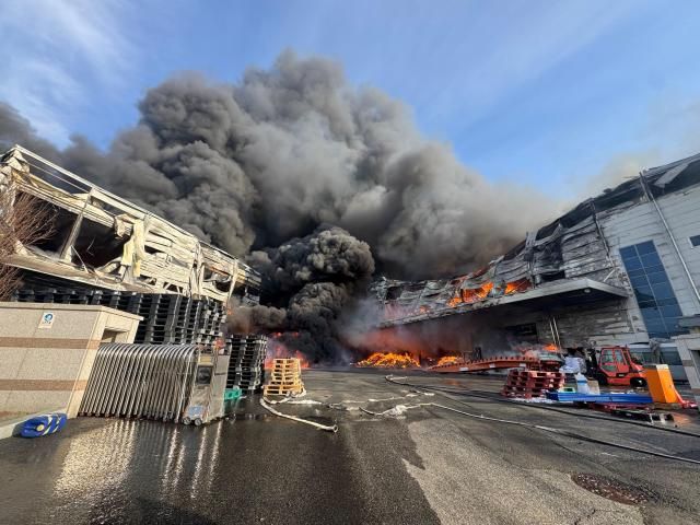 충북 음성군 공장화재 현장 사진소방청