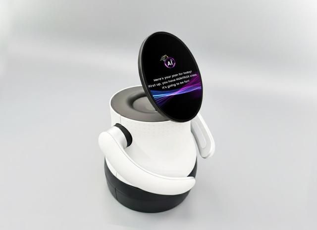 삼성디스플레이가 오는 69일 미국 라스베이거스에서 개최되는 CES 2026 기간 고객 대상 프라이빗 전시에서 선보일 미래형 콘셉트 제품 AI OLED 봇 사진삼성디스플레이