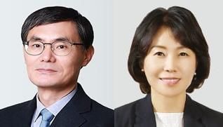 왼쪽부터 김성식 신임 예금보험공사 사장 김은경 신임 서민금융진흥원장 및 신용회복위원장 사진금융위원회 
