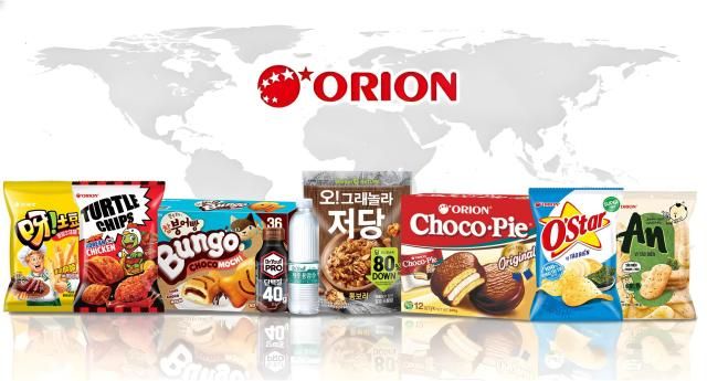 오리온 글로벌 대표 제품 사진오리온