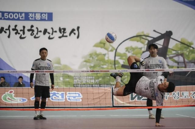 족구 전국체전 모습사진서천군