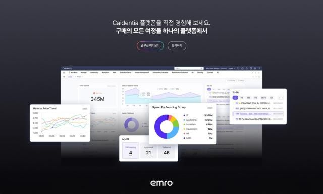 엠로 홈페이지 리뉴얼 오픈 사진엠로