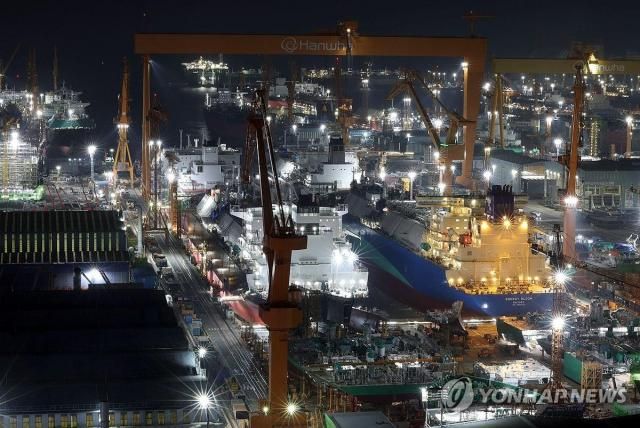 한화오션 거제조선소 이미지 사진연합뉴스