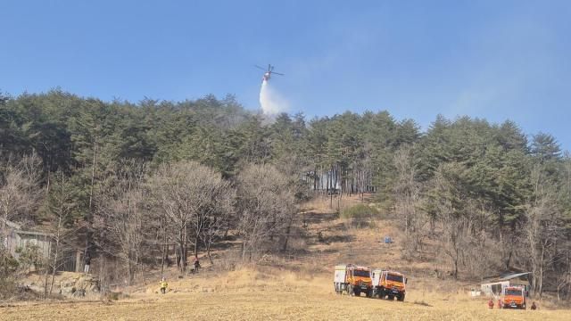 양양 현북면 산불 사진양양군