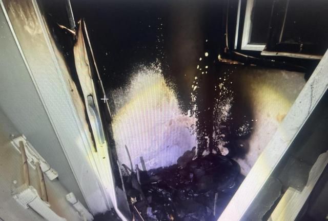 불이 난 아파트 사진경북소방본부