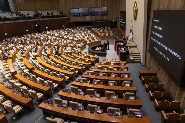 국회 본회의장 사진연합뉴스