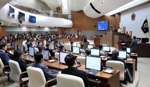 제364회 임시회 1차 본회의장 모습사진충남도의회