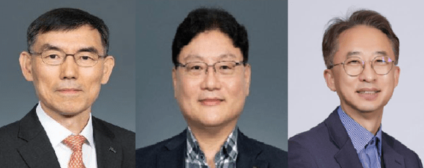 왼쪽부터 김성진 포스코퓨처엠 기획지원본부장 정석모 포스코홀딩스 사업시너지본부장 이상영 연세대 화공생명공학과 교수 사진포스코퓨처엠