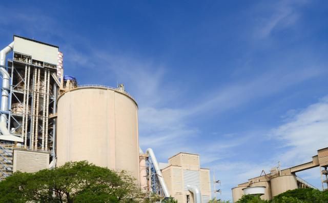 시멘트 생산 사업장사진게티이미지뱅크