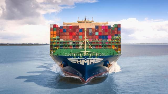 The HMM St Petersburg HMMs ULCS class eco-friendly container ship Courtesy of HMM