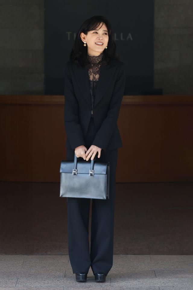 이부진 호텔신라 사장이 19일 서울 장충동에서 열린 정기주주총회에 참석하고 있다 사진호텔신라