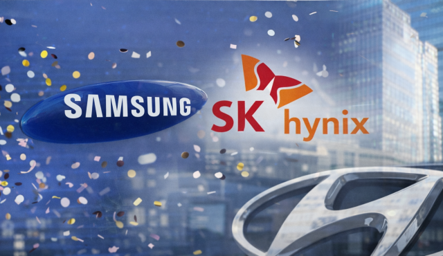 삼성전자와 SK하이닉스 현대차사진연합뉴스