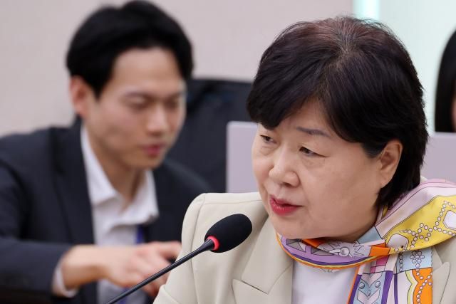 서영교 더불어민주당 의원이 지난 17일 국회에서 열린 법제사법위원회 법안심사1소위원회에서 의사 진행 발언을 하고 있다 사진연합뉴스