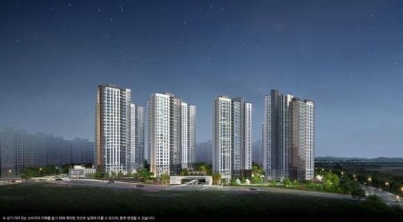 두산위브더제니스 센트럴 천안 조감도 사진두산건설