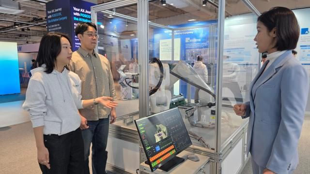 4일 코엑스에서 열린 ‘2026 스마트공장·자동화산업전에 참가한 포스코DX사진포스코DX