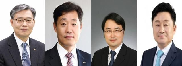 사진 왼쪽부터 김태승 한국철도공사 사장 정왕국 SR 대표이사 이헌욱 한국부동산원 원장 최인호 주택도시보증공사 사장사진각 업체 