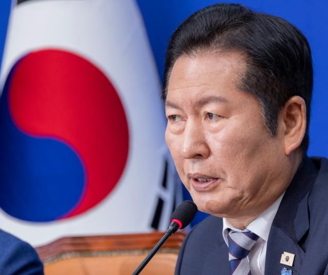 정청래 더불어민주당 대표 사진연합뉴스