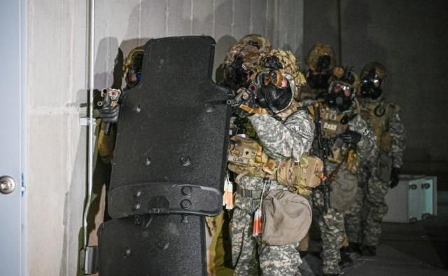 2025년 3월 실시된 한미 연합 대량살상무기WMD 제거 작전 훈련 사진육군 